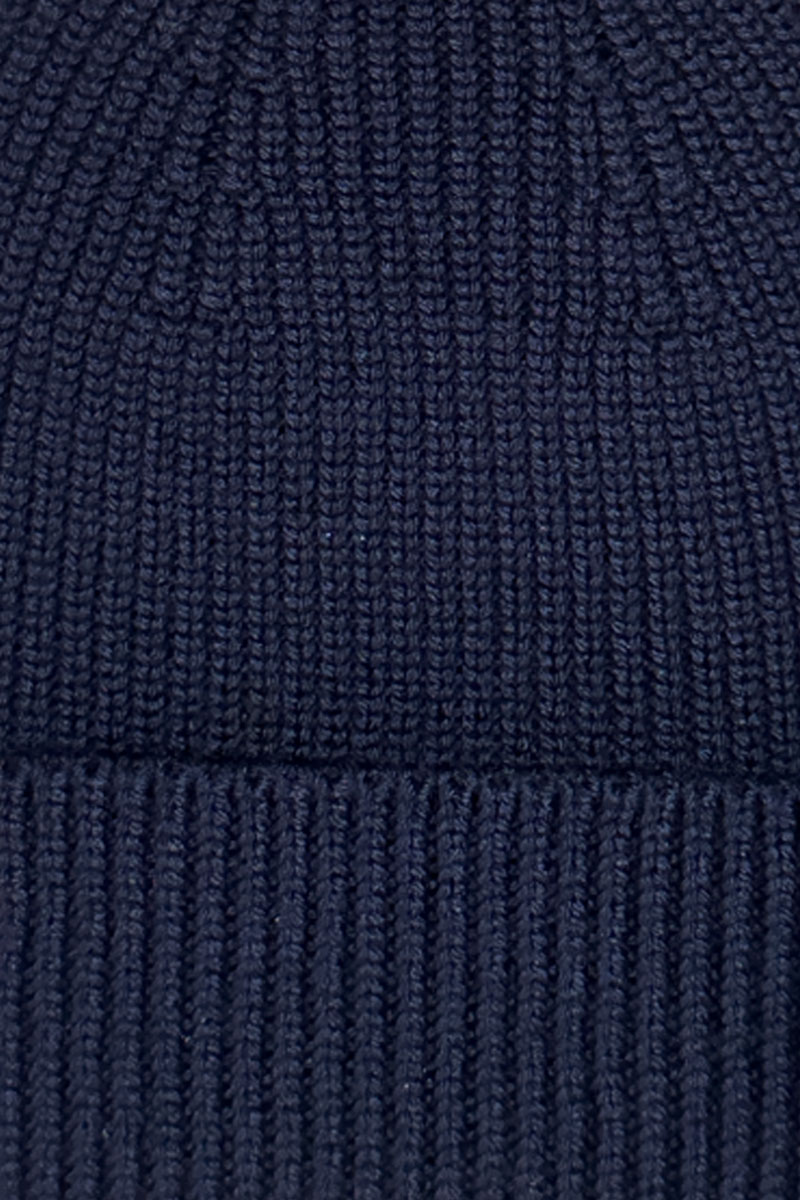 Bonnet mérinos • Bleu-marine