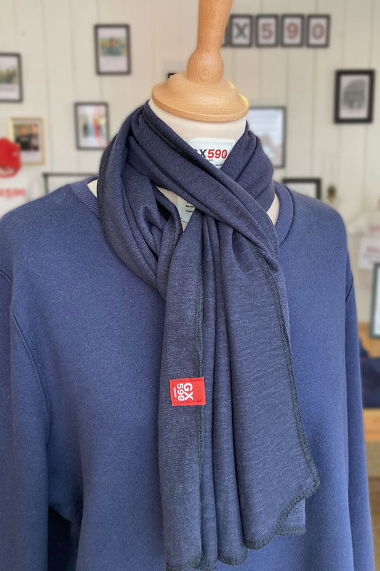 Écharpe en Lin • Bleu-indigo