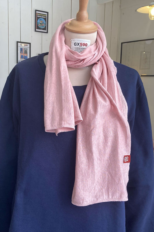 Écharpe en Lin • Vieux rose